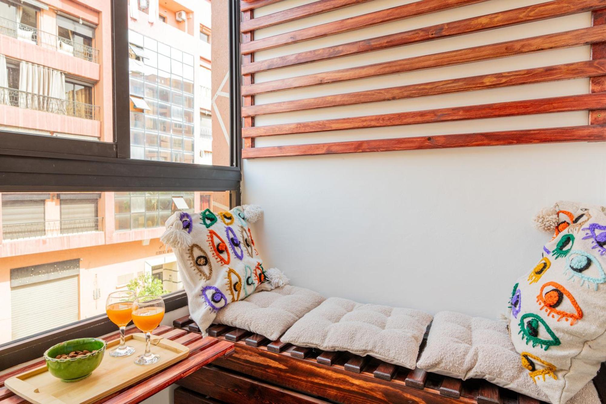 Appartement Centre Marrakech Gueliz - Cool & Cozy Apartment For A Family Stay In The Heart Of The City Marraquexe Exterior foto