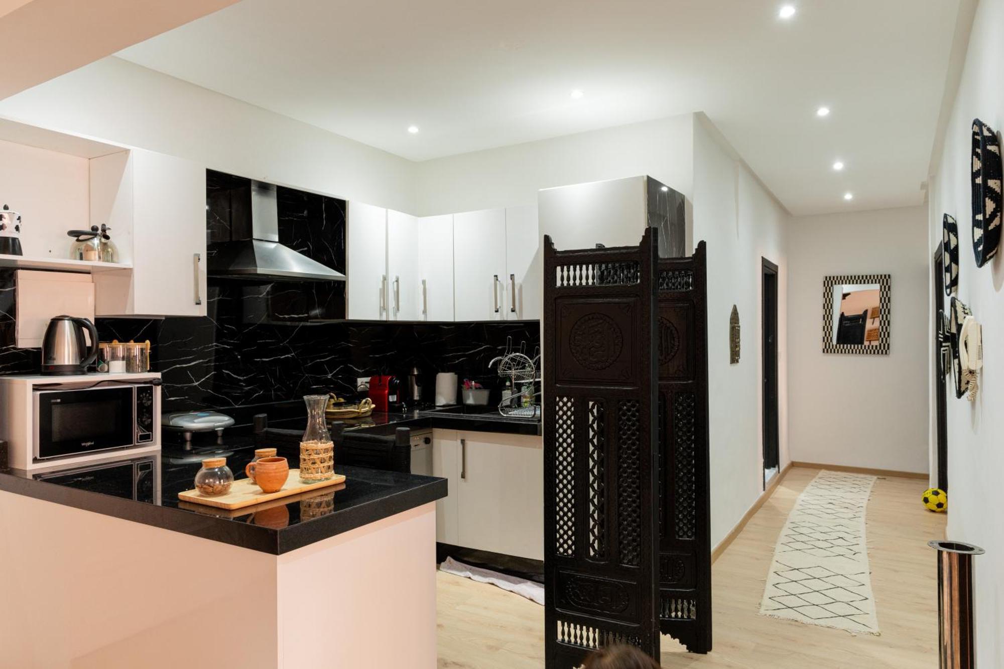 Appartement Centre Marrakech Gueliz - Cool & Cozy Apartment For A Family Stay In The Heart Of The City Marraquexe Exterior foto