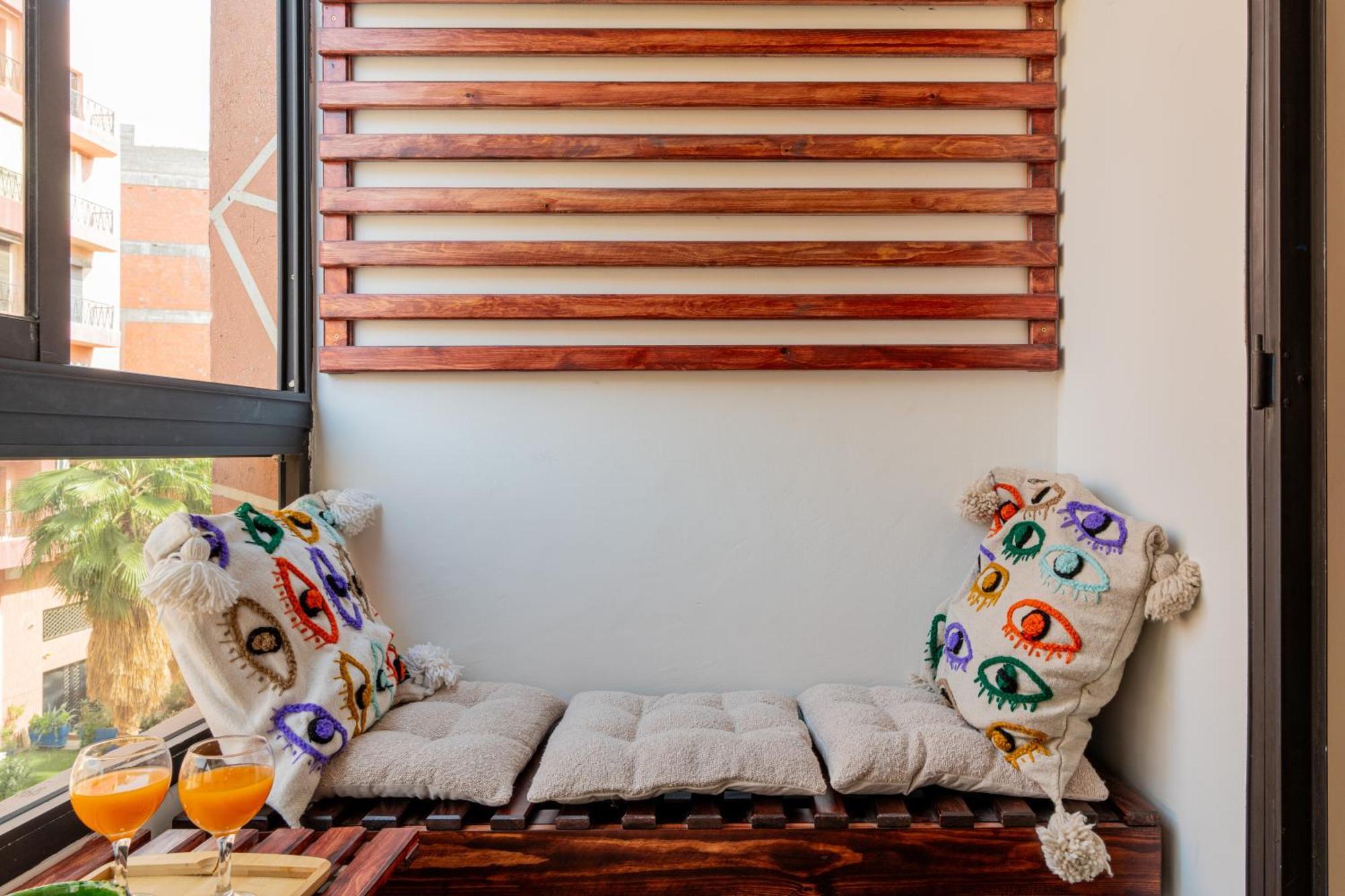Appartement Centre Marrakech Gueliz - Cool & Cozy Apartment For A Family Stay In The Heart Of The City Marraquexe Exterior foto